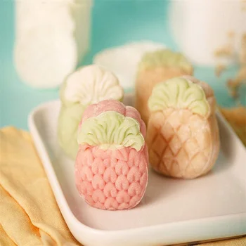 3D Multiplikācijas filmu Augļu Formas Silikona Veidnē Durian Ananāsu Kaķa Ķepu Shell DIY Ziepes Šokolādes Kūka, saldējums Pelējuma Ķīnas Konditorejas izstrādājumi