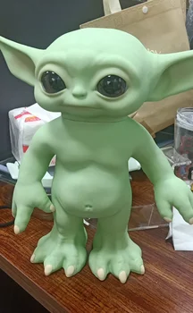 27cm Disney Star Wars Yoda Bērnu Darth Pvc Anime Plīša Rīcības Attēls Lelle Yoda Apgūt Mandalorian Pvc Kolekcijas Rotaļlietas Modelis