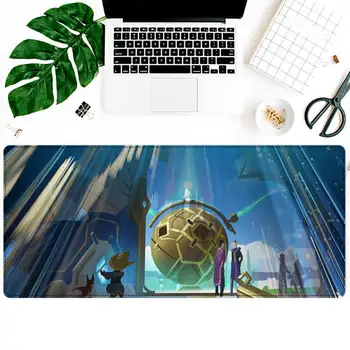 Gumijas Mistiskā Gaming Mouse Pad PC Klēpjdatoru Datorspēļu peles paliktnis Anime Antislip Mat Tastatūras Galda Mat Overwatch/CS IET