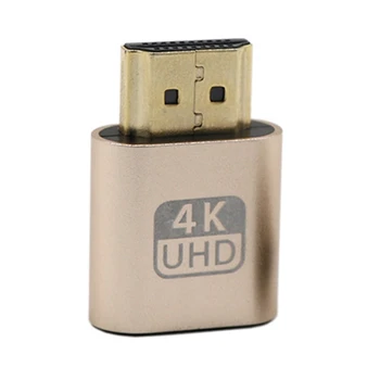 HDMI-saderīgam Lelli Plug lfd Displejs Emulatora Adapteris DDC Edid Atbalsta 1920x1080P Klēpjdatoru Video Karte