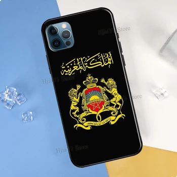 Maroka Maroc Marokas Karogu Tālrunis Lietā Par iPhone 12 11 Pro Max XS XR X 6S 8 7 Plus SE 