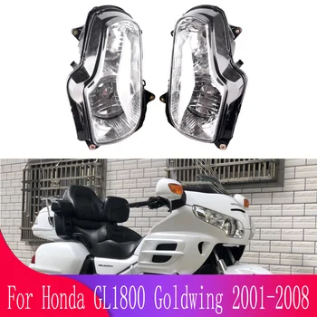 GL 1800 Motocikla Priekšējo Lukturu Lukturis Galvas Gaismas Apgaismojuma Lampas Honda GL1800 Goldwing 2001 2002 2003 2004 2005. - 2008. gadam