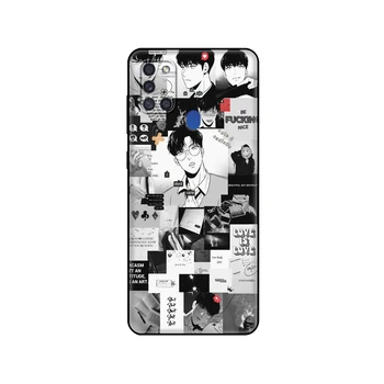 Melns tpu Case For Samsung Galaxy A50 50S A30S A10 A11 A21S A31 A41 A51 A71 M21 M30S S10 LITE Modes Yaoi BJ manga Alex Luksusa