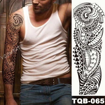 Lielu Roku Piedurknēm Tetovējums Pāri Rožu Halo Eņģelis Ūdensnecaurlaidīgus Pagaidu Tetovējumu Uzlīmes Uzvaru Karavīrs Vīriešiem Pilns Mākonis Tattoo, Body Art