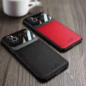 Hibrīda Lietā Par Iphone 13 Pro Max 13 Mini Gadījumā Pilnu Aizsargs Vāciņš Iphone 13Pro 13Mini Gadījumos PU Leather & Akrila Apvalks