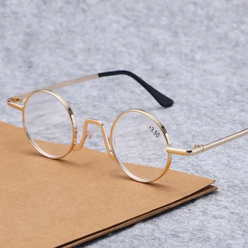 Japānas Klasiskās Anti-zilā Sakausējuma Lasīšanas Brilles Sieviešu Kārtas Anti-noguruma Presbyopic Brilles Zilā Gaisma Datoru Klases Brilles