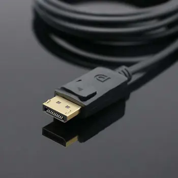 1.8 M Displeja Ports, DP Vīrietis Ar HDMI Savietojams Adapteris 4K L Top PC Augstas izšķirtspējas TV Converter Augstu Veiktspēju