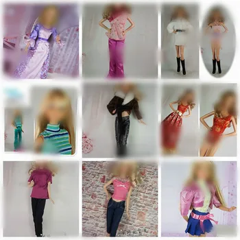 30cm Lelle Kleita Modes Apģērbu roku darbs apģērbs Par Barbie Lelle par licca Piederumi Bērnu Rotaļlietas Labāko Meitene' Dāvanu