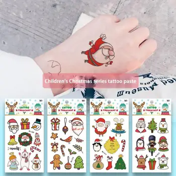 1gb Ziemassvētku Dāvana Jaunajā Gadā, Dāvana Uzlīmes Bērniem Karikatūra Ziemassvētku Tetovējumu Uzlīmes Ziemassvētku un Jaunā Gada Tetovējumu Uzlīmes Uzlīmes