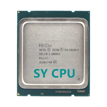 Intel Xeon E5-2650v2 E5 2650v2 E5 2650 v2 2.6 GHz Eight-Core Sešpadsmit-Diegi CPU Procesors 20M 95W LGA 2011