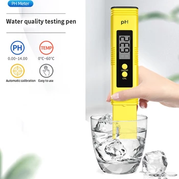 1gb PH-Metrs 0.01 Augstas Precizitātes Ūdens Kvalitātes Tester ar 0-14 Mērījumu Diapazons ir Piemērotas Akvārija Baseins