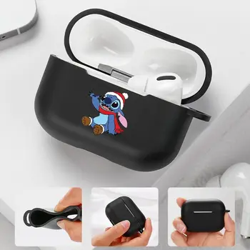 Disney Lilo Stitchs Aloha Silikona Case For apple Airpods Pro Gadījumā Bluetooth Gadījumā airpod 3 Gaisa Pākstis Pro ādu