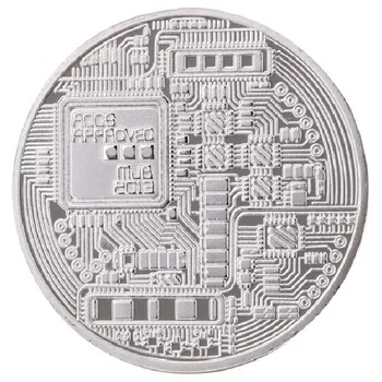 1GB Zelta Pārklājumu Bitcoin Monētas Kolekcionējamus Mākslas Kolekcija Radošo Dāvanu Fizisko Piemiņas Casascius Nedaudz Antīks Imitācija