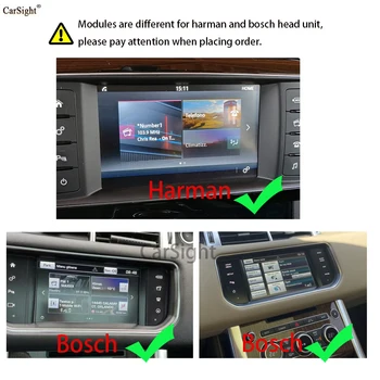 Bezvadu Apple Auto, Play Android Auto Modulis Par Zemes Diapazons Range Rover Evoque Sport Discovery 5 Harman vai Bosch CarPlay Adapteri
