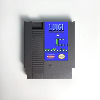 Luigis Hronikas vai Luigis un Ziemassvētku Meklējumos vai Luigis un Jauno QuestGame Kasetne NES Konsoles 72 Pin