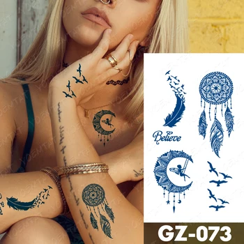 Sula, Kas Ilgst Ūdensnecaurlaidīgus Pagaidu Tetovējumu Uzlīmes Vainagu Vēstuli Bultiņas, Nazi, Pistoli Ziedu Flash Tatto Sieviete Tintes Body Art Viltus Tetovējums