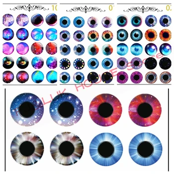 10 Pāriem/komplekts Star Sērijas Shinning Zvaigžņu Acis Mikroshēmas Modelis DIY Lelles Eyechips par DIY Pieņemšanas Blyth BJD Lelles Acu DIY Instrumenti