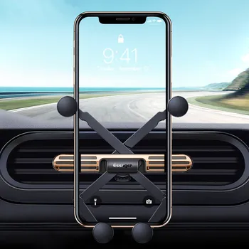 Essager Slim Auto Telefona Turētājs Mini Smaguma Tālruņa Statīvs Turētājs iPhone Samsung Universal Gaisa Vent Mount Tālruņa Turētājs Klipu