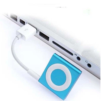 3.5 mm Jack USB 2.0 Datu Sinhronizācijas Lādētāju Pārsūtīt Audio Adaptera Kabeli iPod Shuffle MP3 MP4 Atskaņotājs Speaker USB Datu SINHRONIZĀCIJAS Kabeli