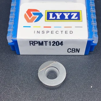 RPMT1204 / RPMW1003 APS CBN cnc kārtas frēzēšanas ievieto griešanas instruments asmens alumīnija / tērauda