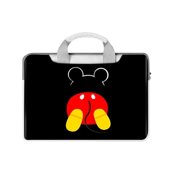 Disney Mickey Minnie Klēpjdatora Soma Case for Macbook Air, Pro 13 14 15.6 Klēpjdators Piedurkne Ūdensizturīgs Maiss Dell Lenovo Huawei Soma