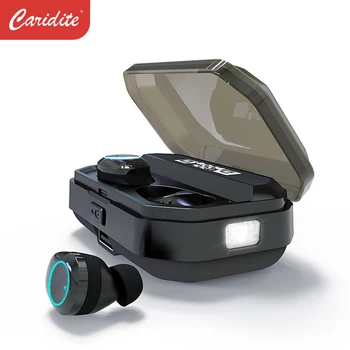 Caridite T19 Bluetooth Headset Bezvadu Austiņas Lādēšanas Nodalījuma Austiņas Lukturīti, Mazu Mobile Power Led Displejs Jauda