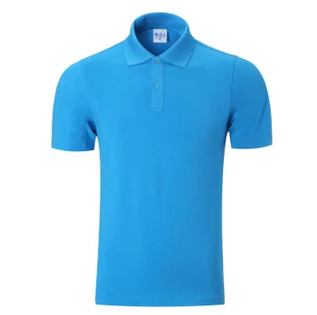 Viena Tīras kokvilnas sporta īsām piedurknēm polo reklāmas pasūtījuma logo kultūras krekls sporta T-kreklu apdruka N7