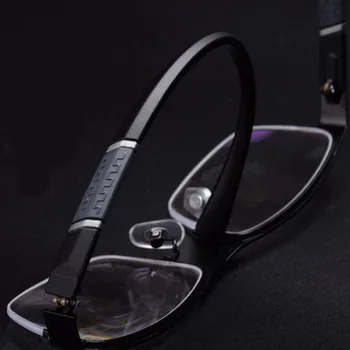 Dioptriju 0 +1.0 Līdz +4.0 Modes Lasīšanas Brilles Vīriešiem Un Sievietēm Unisex Pusi Rāmi, Biznesa Birojs Vīriešiem Vecuma Tālredzība Brilles