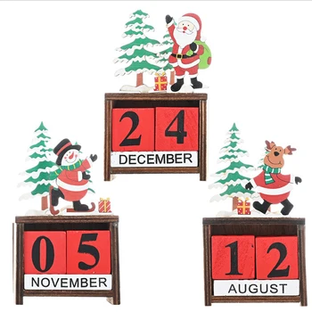 Ziemassvētku Kalendārs Ziemassvētku Koka Santa Claus Auto Kalendārs Rotājumi, Mājas Apdare Jauno Gadu Dāvanas Ir 2021. Atpakaļskaitīšanas Kalendārs
