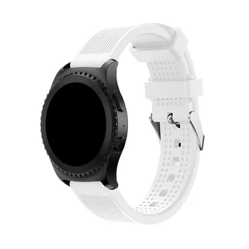 42mm watchband Silikona siksniņa Samsung Rīku S2 smart Skatīties 20mm siksnas Nomaiņa aproce Samsung Rīku S2 Piederumi
