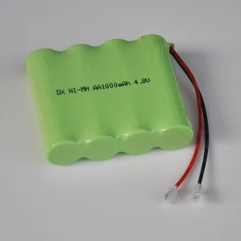 1-4GAB 4.8 V AA uzlādējamas Ni-Mh akumulatoru 1000mah 2A ni-mh nimh baterias šūnu rotaļlietām avārijas gaismas bezvadu tālruni