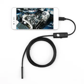 1/1.5/2/3.5/5M 5.5 mm Endoskopu Kamera, 720P Mīksto Kabeļu Ūdensizturīgs 6 LED Mini USB Endoskopu Inspekcijas Kamera, Android PC