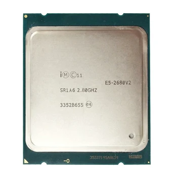 Intel Xeon E5 2680 V2 10 Core Procesors X79 LGA 2011 Mātesplati DDR3 800/1066/1333/1600/1866 CPU 115W Daļa Modulis