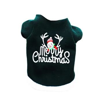 Ziemassvētku Suņu Segas Silti Ziemas Mīkstu Kokvilnas Flīsu Apģērbs Jakas Iespiesti Āra Kaķi Chihuahua Apģērbu Pet Produkts Ir 2021. Jaunas