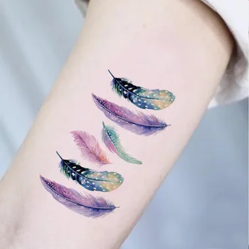 Ķermeņa Roku, Kāju Flora Lavandas Flash Viltus Ūdensnecaurlaidīgus Pagaidu Tetovējumiem Sievietes Roku, Krūšu Tetovējumu Uzlīmes Body Art Pasūtījuma Tatoos