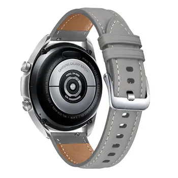 Īstas Ādas Watchband siksnu Samsung Galaxy Skatīties 3 45mm sākotnējā smart aproce Aproce Nomaiņa Aksesuāri jostas