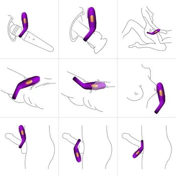 Vibrējošais Dzimumlocekļa Gredzens Spēcīgs Vibrators Klitora Stimulators Vibrējošais Massager Cockring Kavēšanās Ejakulācijas Gredzenu Vibrators Vīrietis