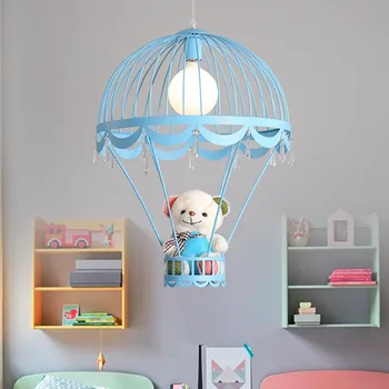 Bērnu istabas lustras, lampas guļamistabas vienkārši moderns bērnu istabas radošas personības cute sedz guļamistaba gaismas