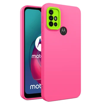 Aizsardzības Telefonu Gadījumā, Par Motorola Moto G20 G30 G10 E7 E7I JAUDA Modes Macaron Krāsu Hawkeye Kamera Triecienizturīgs TPU Vāciņu